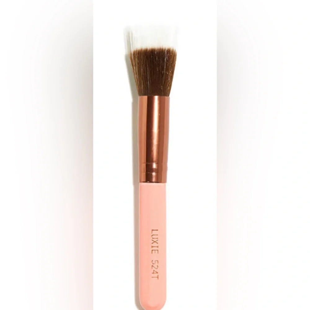 Luxie Rose Gold Small Duo Fiber Brush 524T